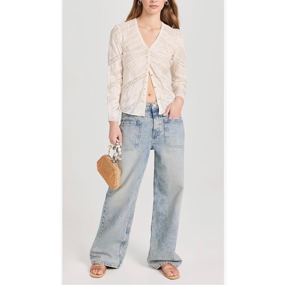 Free People Women's Palmer Cuffed Jeans Size 31 New - Picture 3 of 7